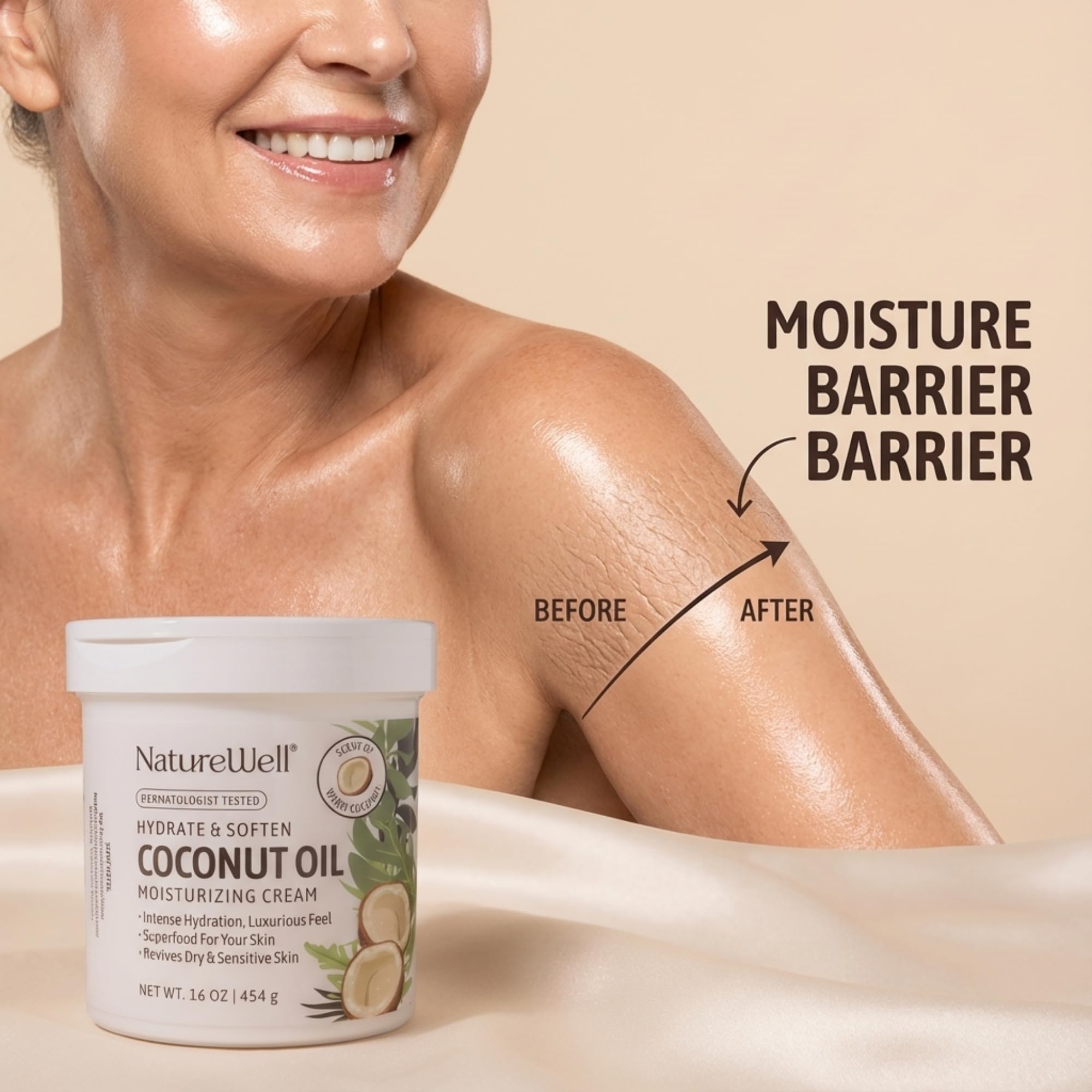 NATURE WELL crema coco aroma relajante: experiencia sensorial diaria