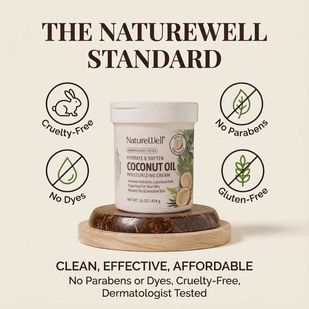 NATURE WELL crema coco envase 473 ml: práctico y fácil de usar