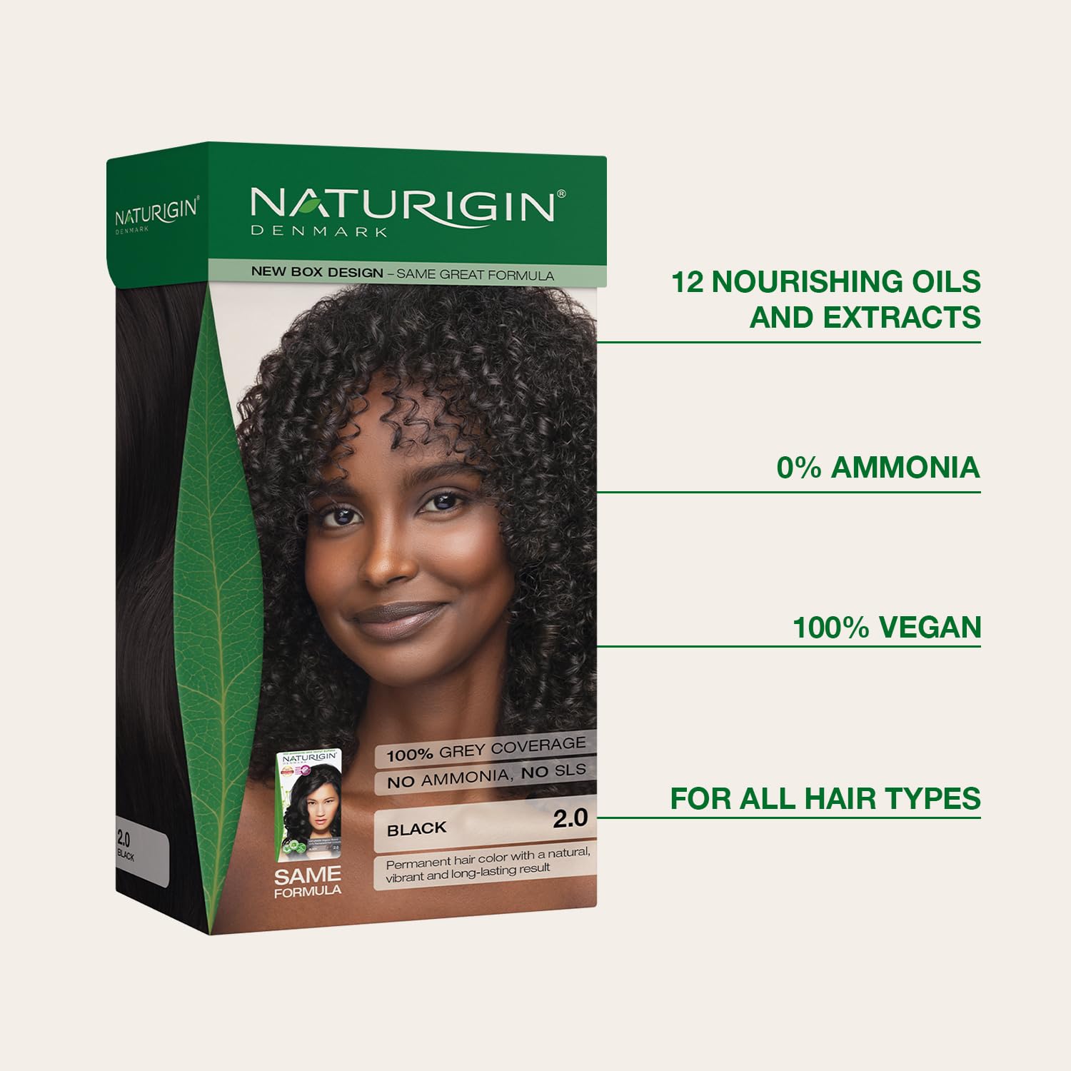 Activador Naturigin 2.0 para lograr una coloración uniforme.
