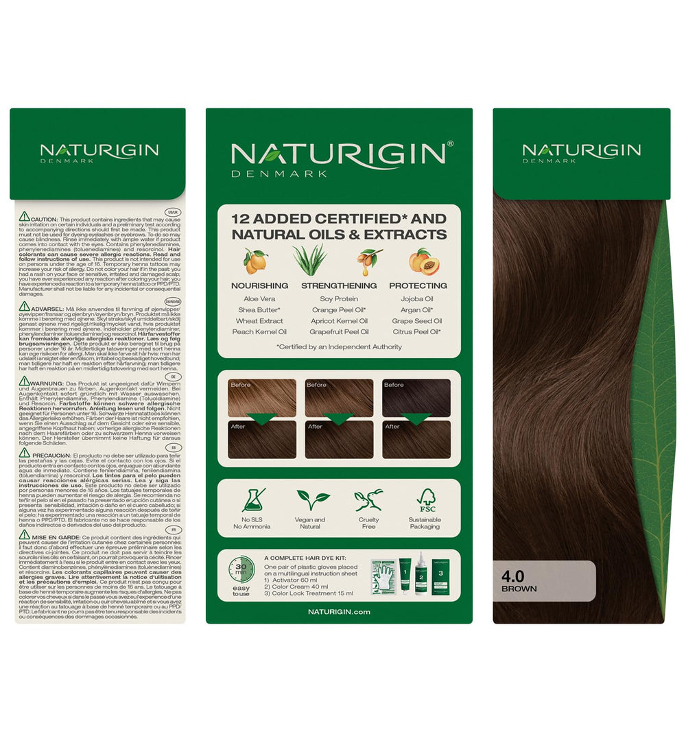 Naturigin envase práctico facilita almacenamiento y uso.