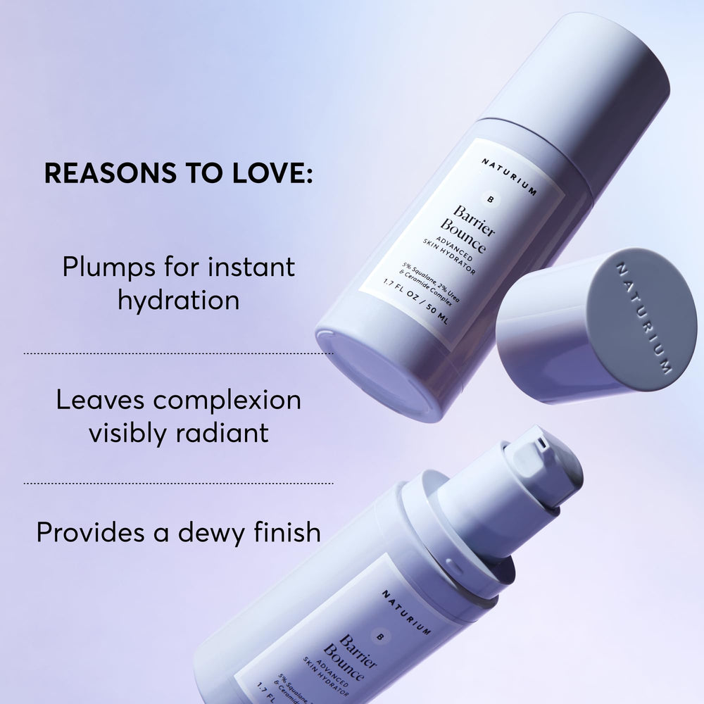 Naturium Barrier Bounce Serum: aplicación diaria en cara, cuello y pecho