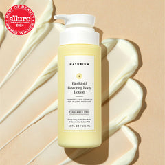 Naturium Bio-Lipid Restoring, crema corporal sin fragancia para piel sensible.