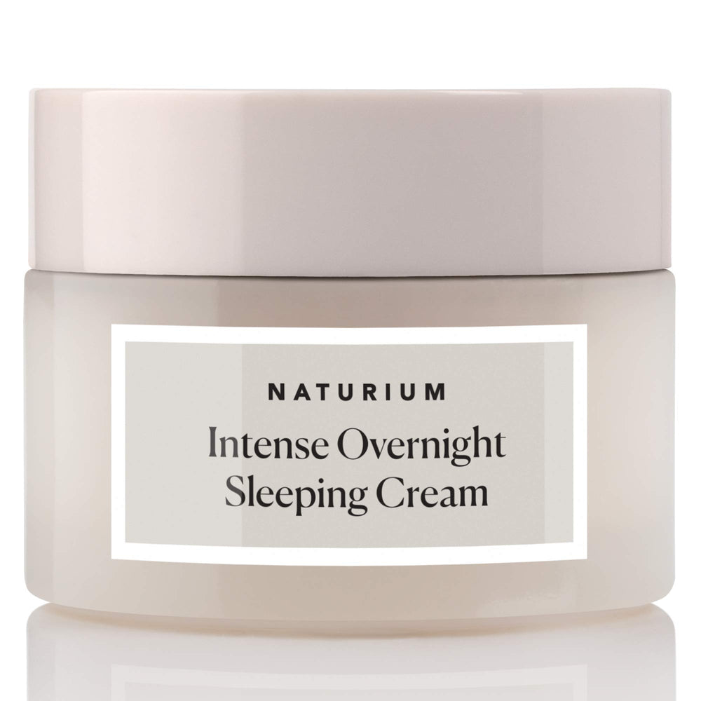 Naturium Intense Overnight Sleeping Cream bottle with overnight hydration