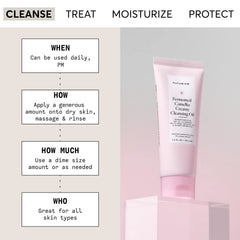 Aplicación en la palma para disolver maquillaje y SPF.