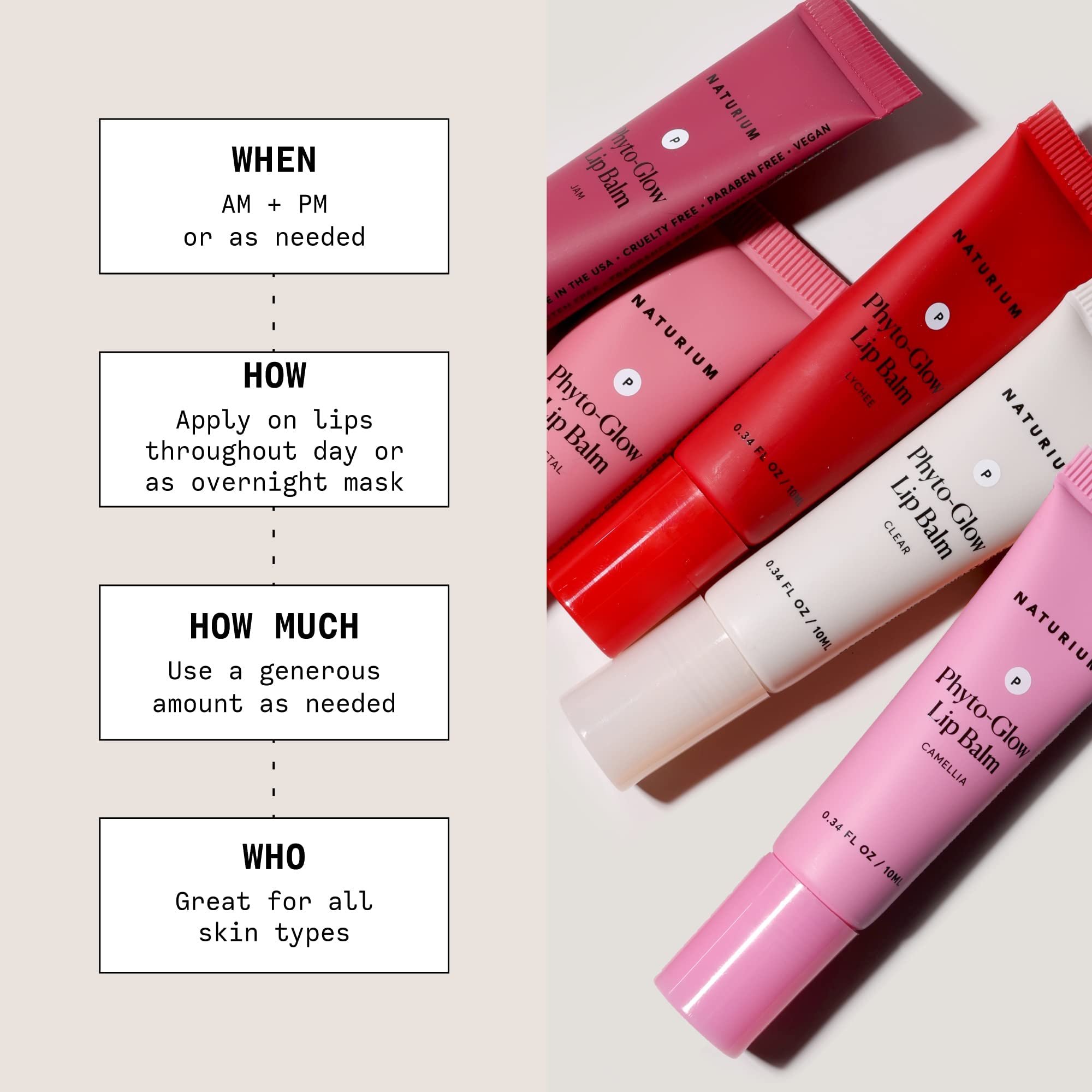 Naturium Phyto-Glow Lip Balm: ésteres fito para labios suaves