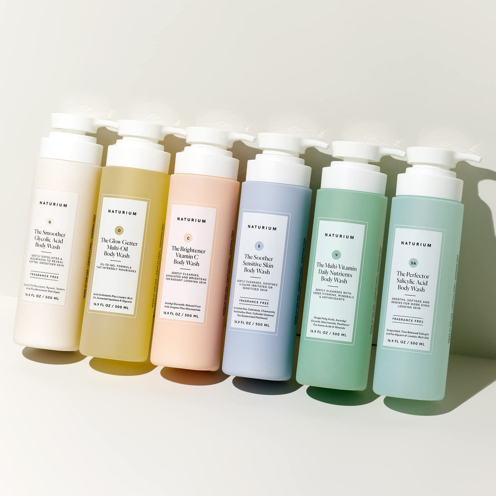 Naturium The Smoother aplicación en la ducha para piel suave