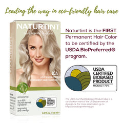 Naturtint 10A Rubio Ceniza Claro cobertura de canas de hasta 100%