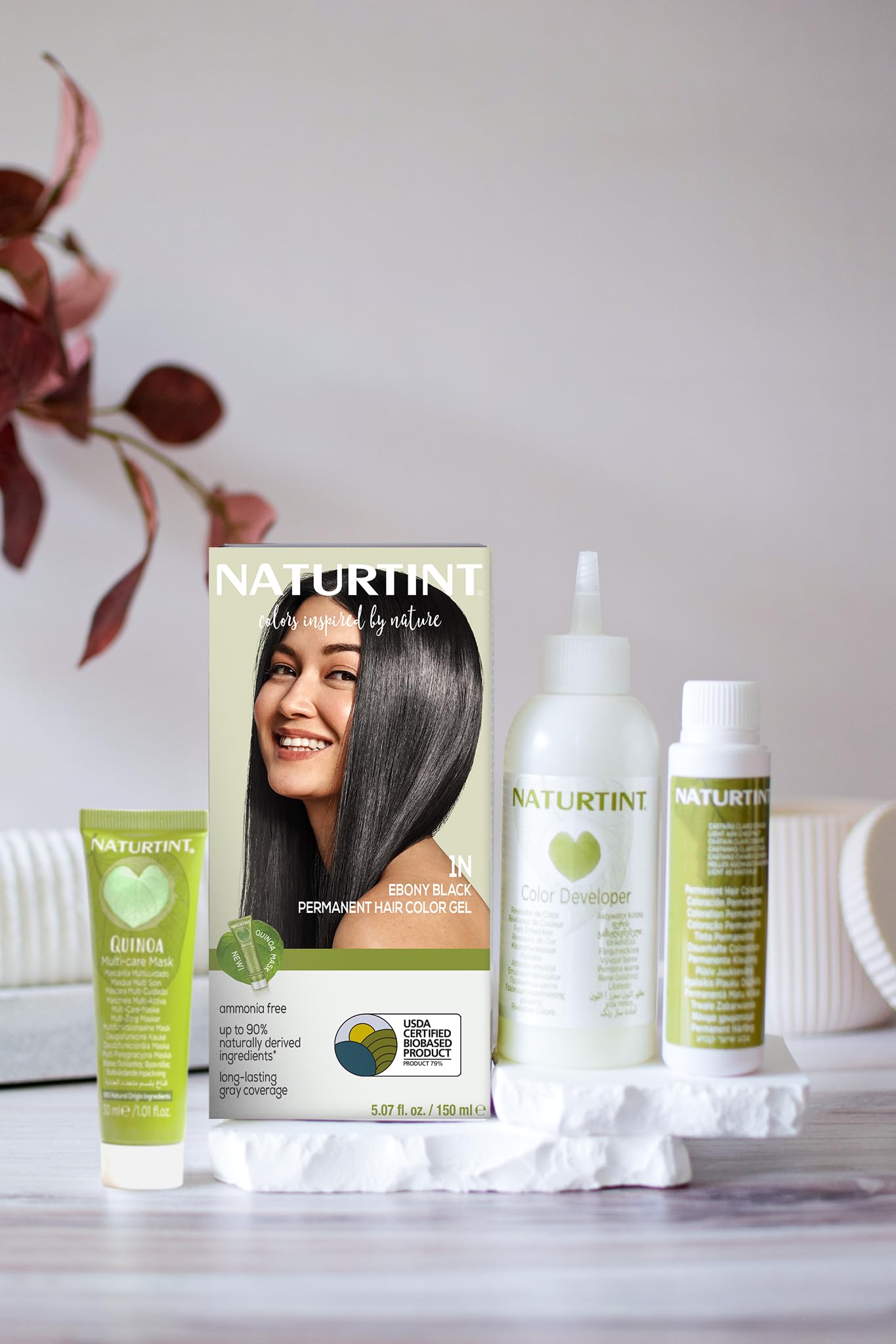 Naturtint 1N Ebony Black fórmula vegana y libre de crueldad