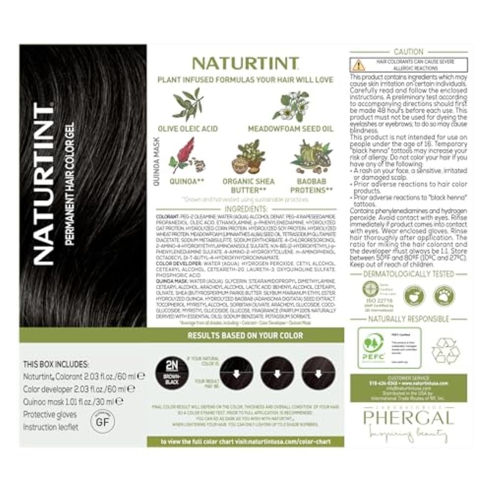 Naturtint 2N Marrón Negro: certificaciones veganas y libre de crueldad
