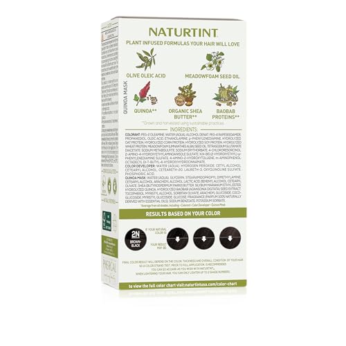 Naturtint 2N muestra fórmula sin amoniaco y vegana para cabello suave