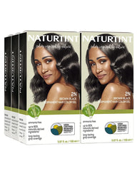 Naturtint 2N Marrón Negro en estuche de 6 para cobertura de canas duradera