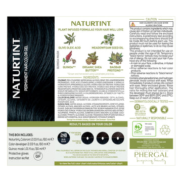 Naturtint 2NB Azul Negro: ingredientes vegetales que nutren sin agresiones químicas.