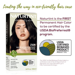 Naturtint 2WN Radiant Nature Brown Black, cobertura de canas con acabado natural