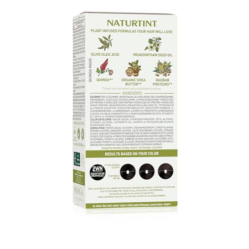 Naturtint 2WN Radiant Nature Brown Black, mezcla fácil para aplicación sin complicaciones