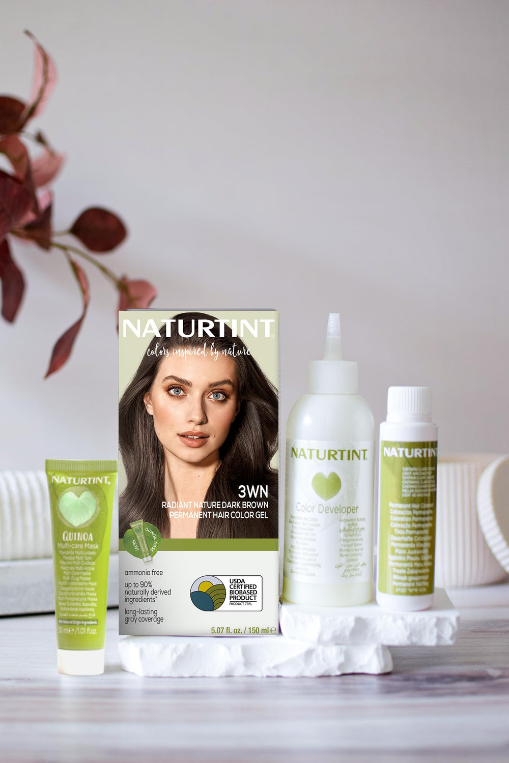 Aplicación con guantes para Naturtint 3WN Radiant Nature y cobertura de canas.