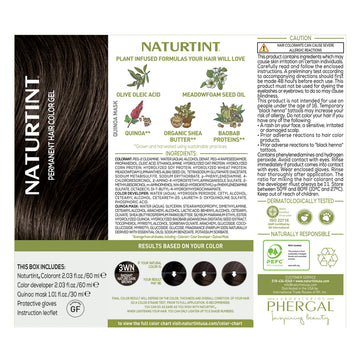 Empaque de Naturtint 3WN Radiant Nature vegano y libre de amoníaco.