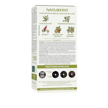 Mezcla cremosa de color Naturtint 3WN Radiant Nature para tono natural y duradero.