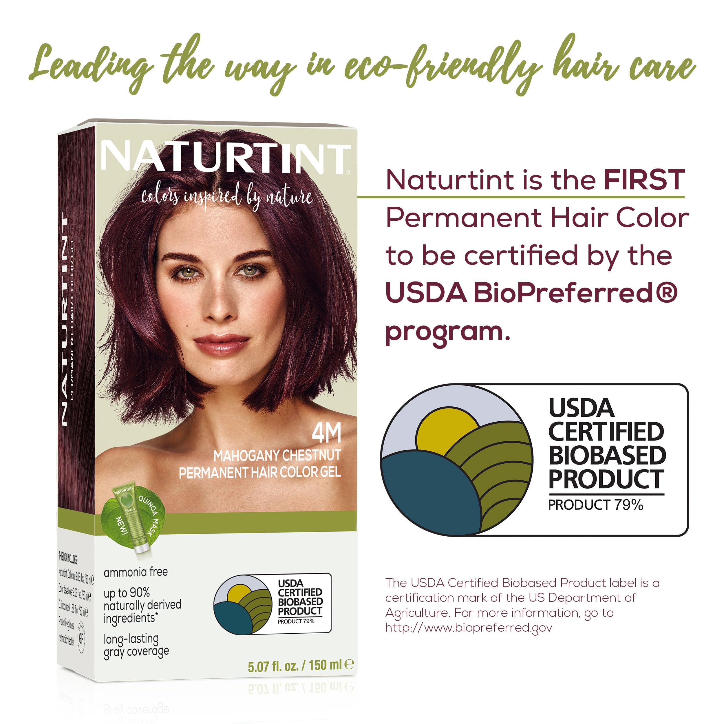 Naturtint 4M Caoba Castaño: ingredientes vegetales para cabello más saludable