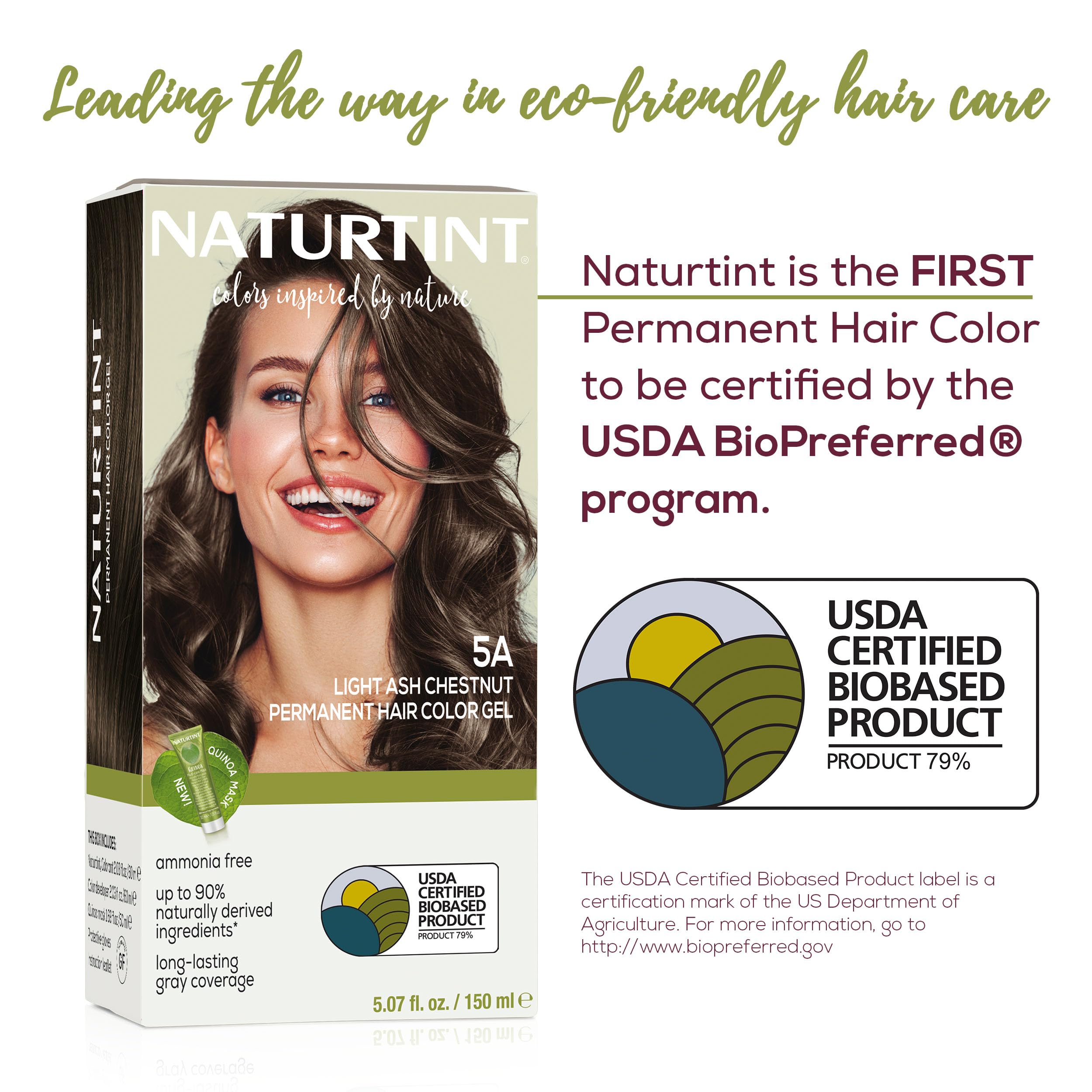 Naturtint 5A cobertura de canas: resultado uniforme y natural