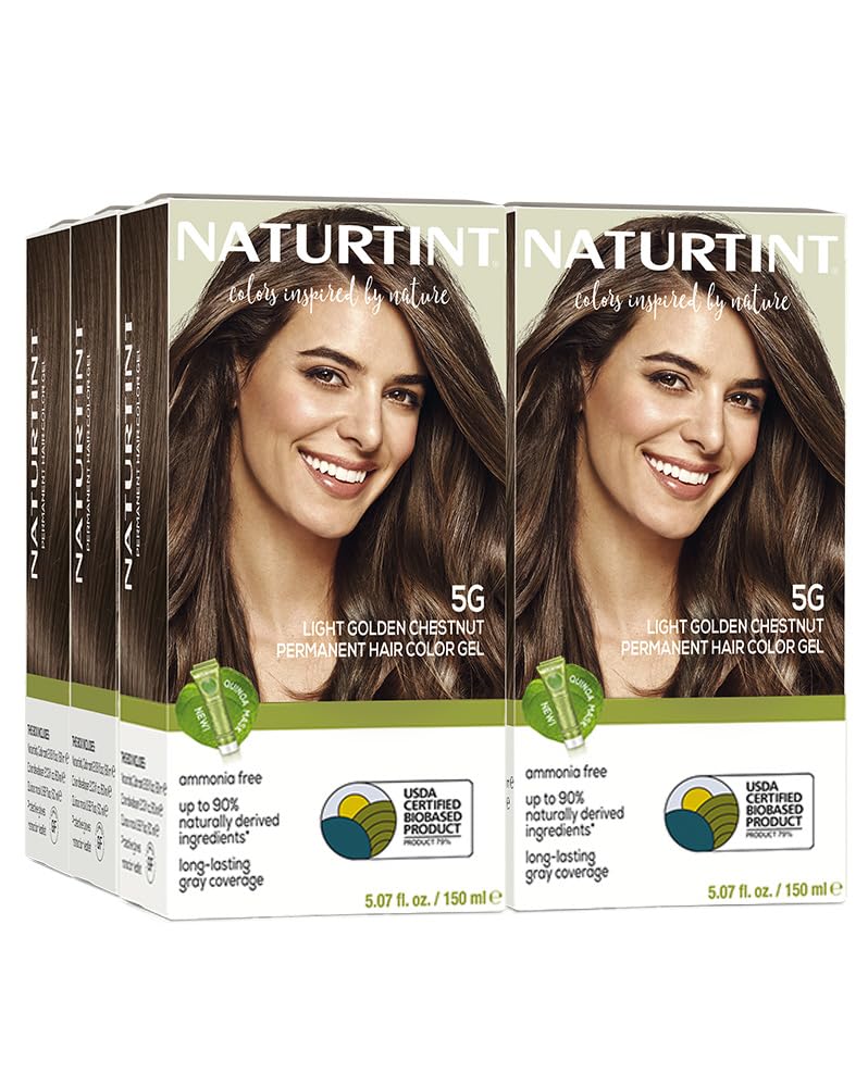 Naturtint 5G luz castaño dorado, bote: color duradero sin amoníaco.