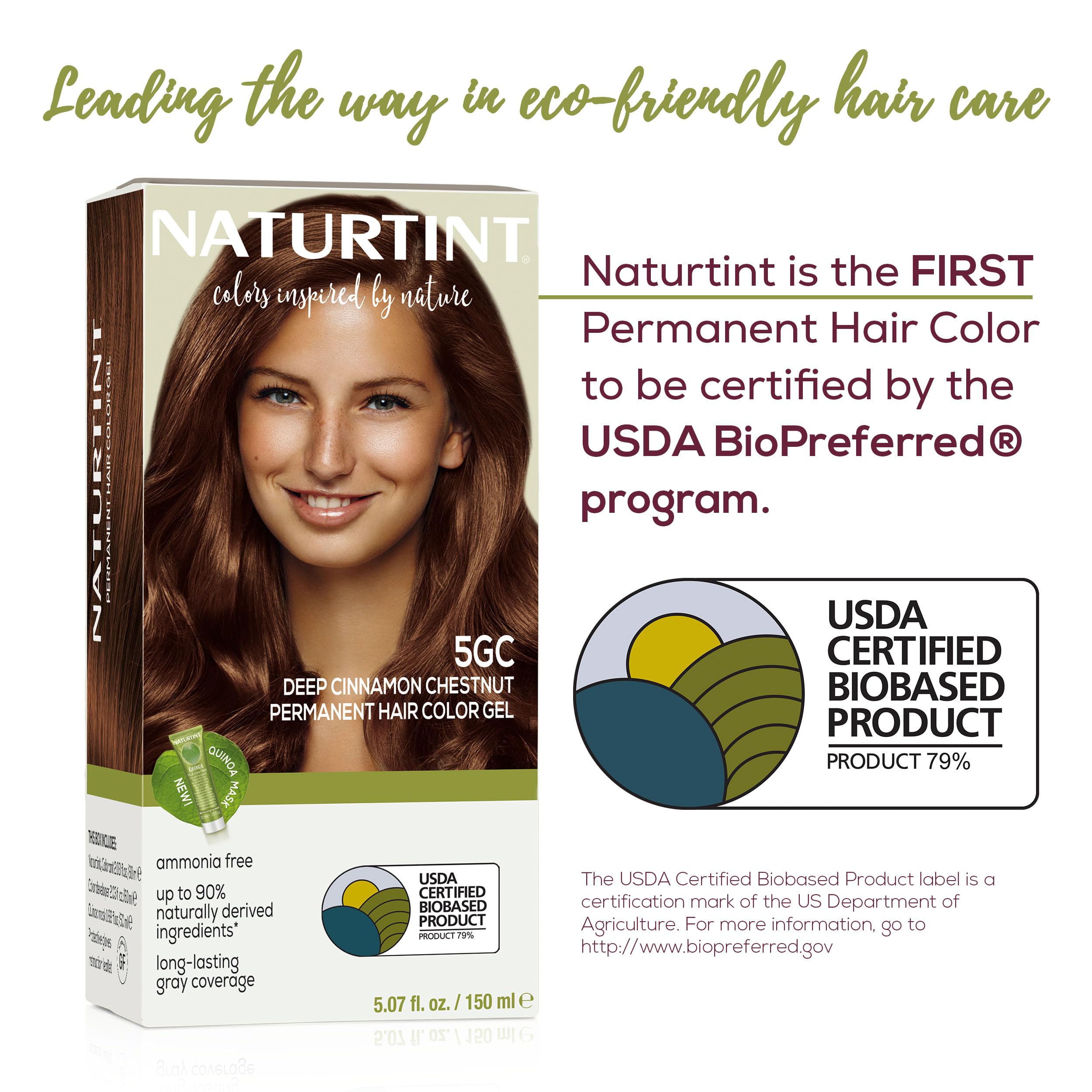 Naturtint 5GC, ingredientes vegetales para cabello visiblemente más saludable