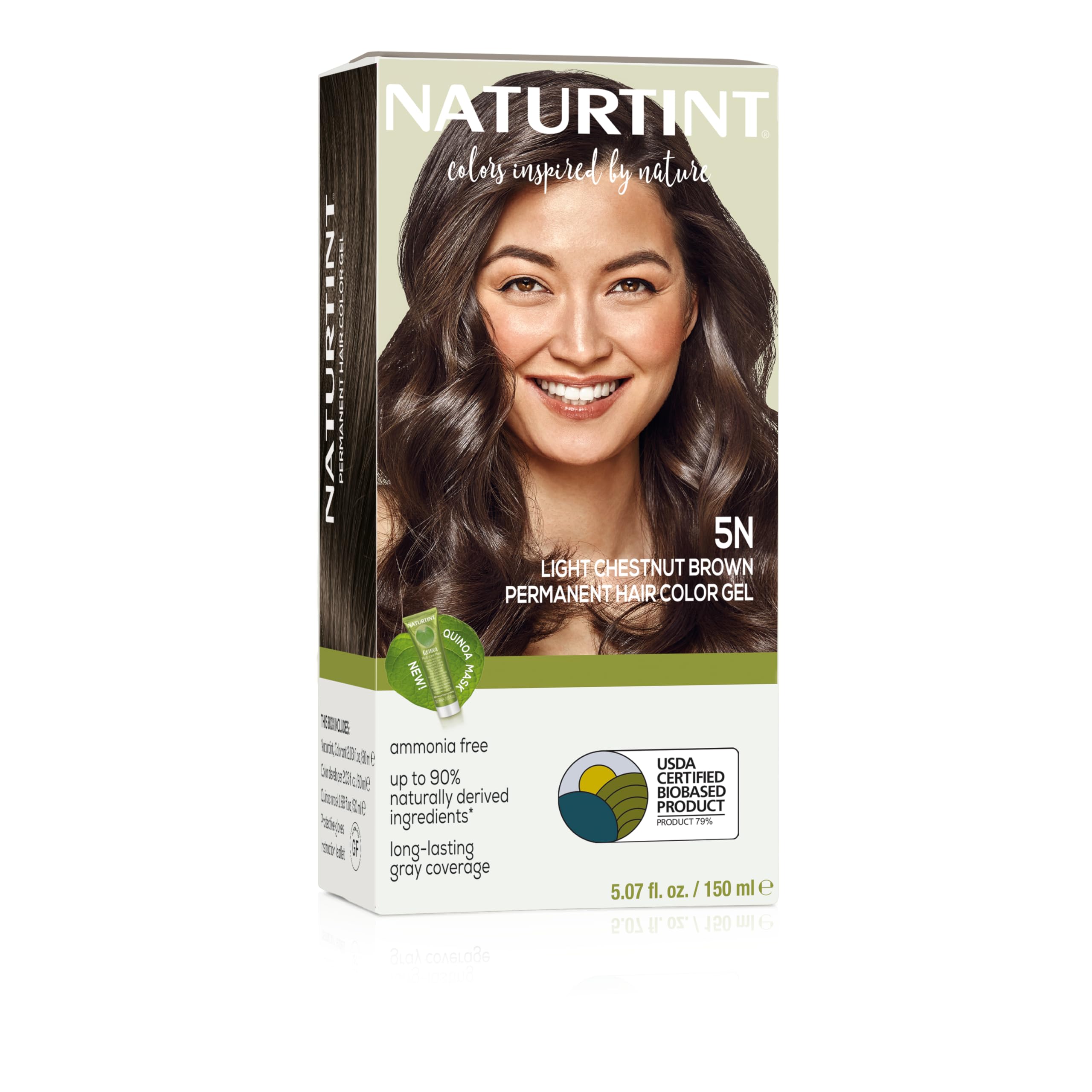 Naturtint 5N botella para aplicación suave y sin amoníaco en casa