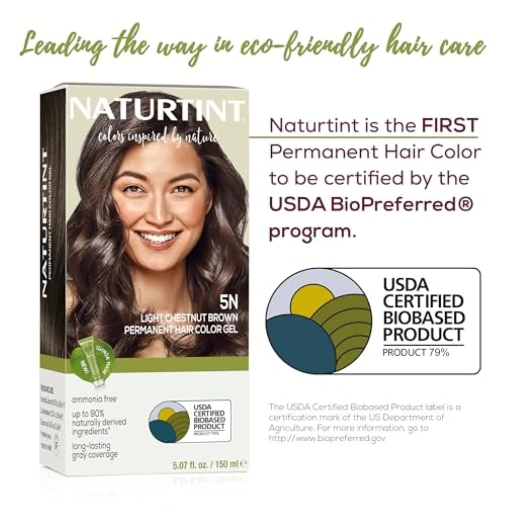 Naturtint 5N ingredientes vegetales para cabello más saludable