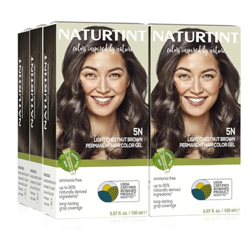 Naturtint 5N embalaje práctico para teñido en casa