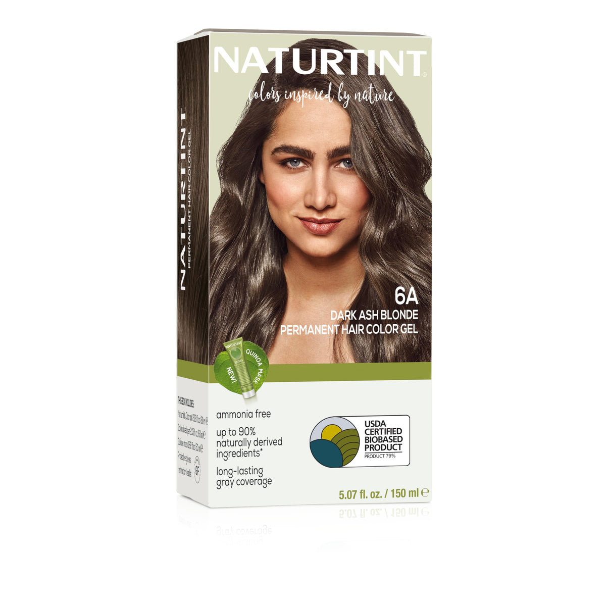 Naturtint 6A Rubio Ceniza Oscuro: aplicación fácil en casa.