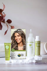 Naturtint 6N cobertura de canas al 100%, resultado natural.