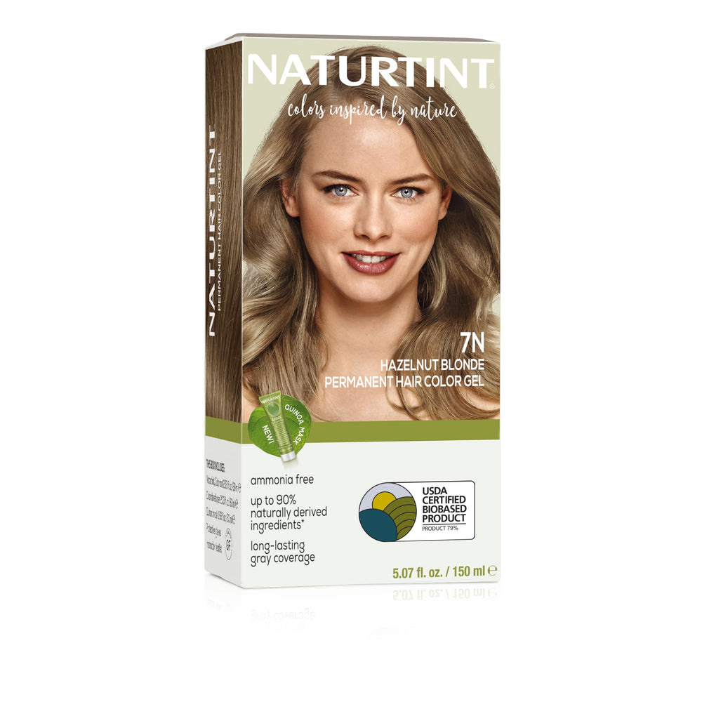 Naturtint 7N Avellana Rubio, tinte permanente para cobertura natural y duradera