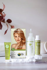 Naturtint 8C cobre rubio: crema color nutritiva para cabello suave.