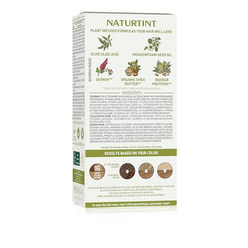 Naturtint 8G Arena Dorado Rubio: mezcla cremosa lista para aplicar.