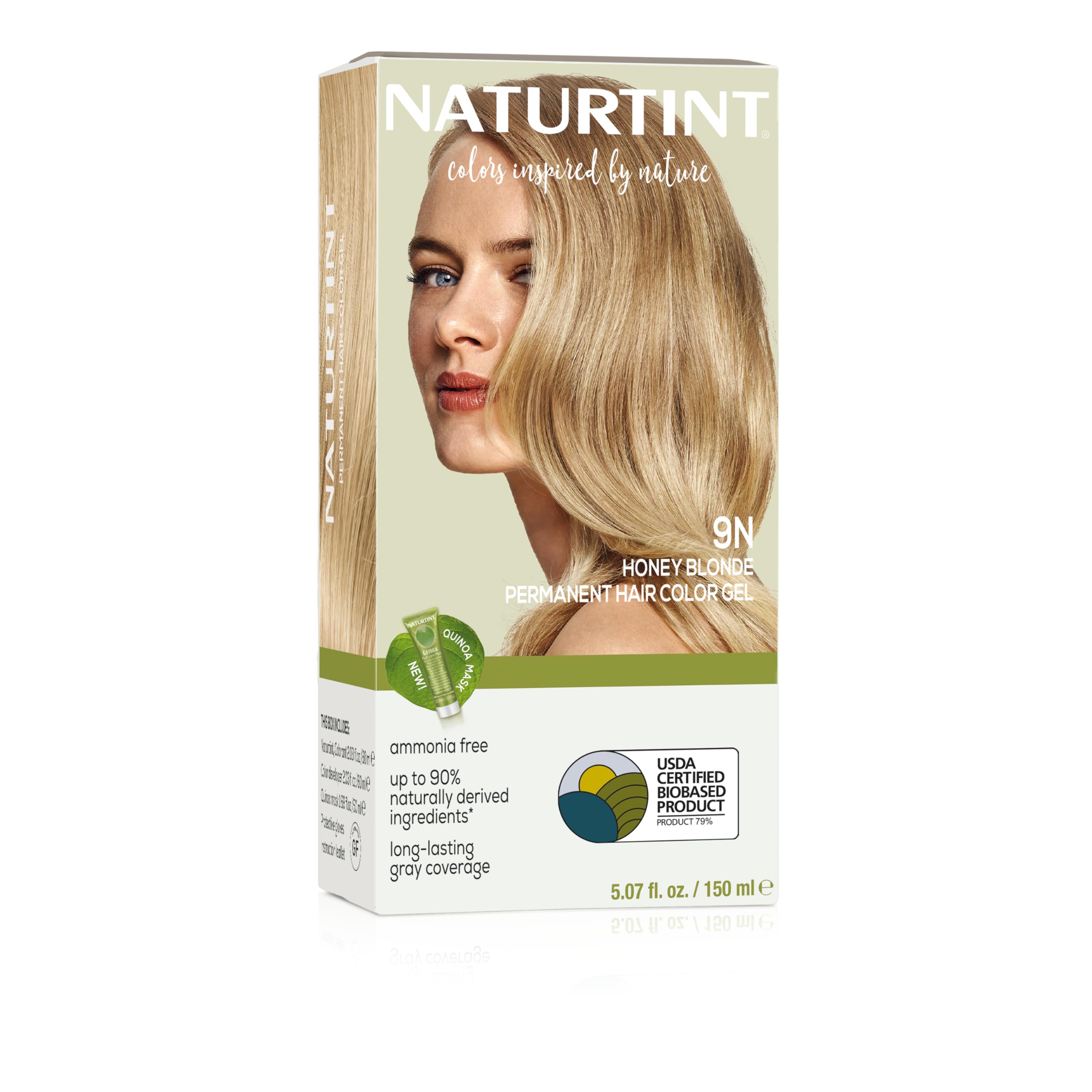 Naturtint 9N rubio miel: aplicación de color casa para resultados uniformes