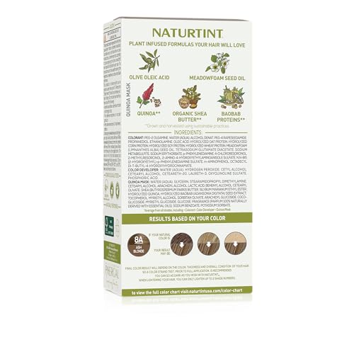 Naturtint 8A Rubio Ceniza: aplicación fácil en casa sin desorden.