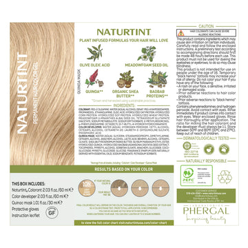 Naturtint aplicación fácil y limpia para uso en casa.