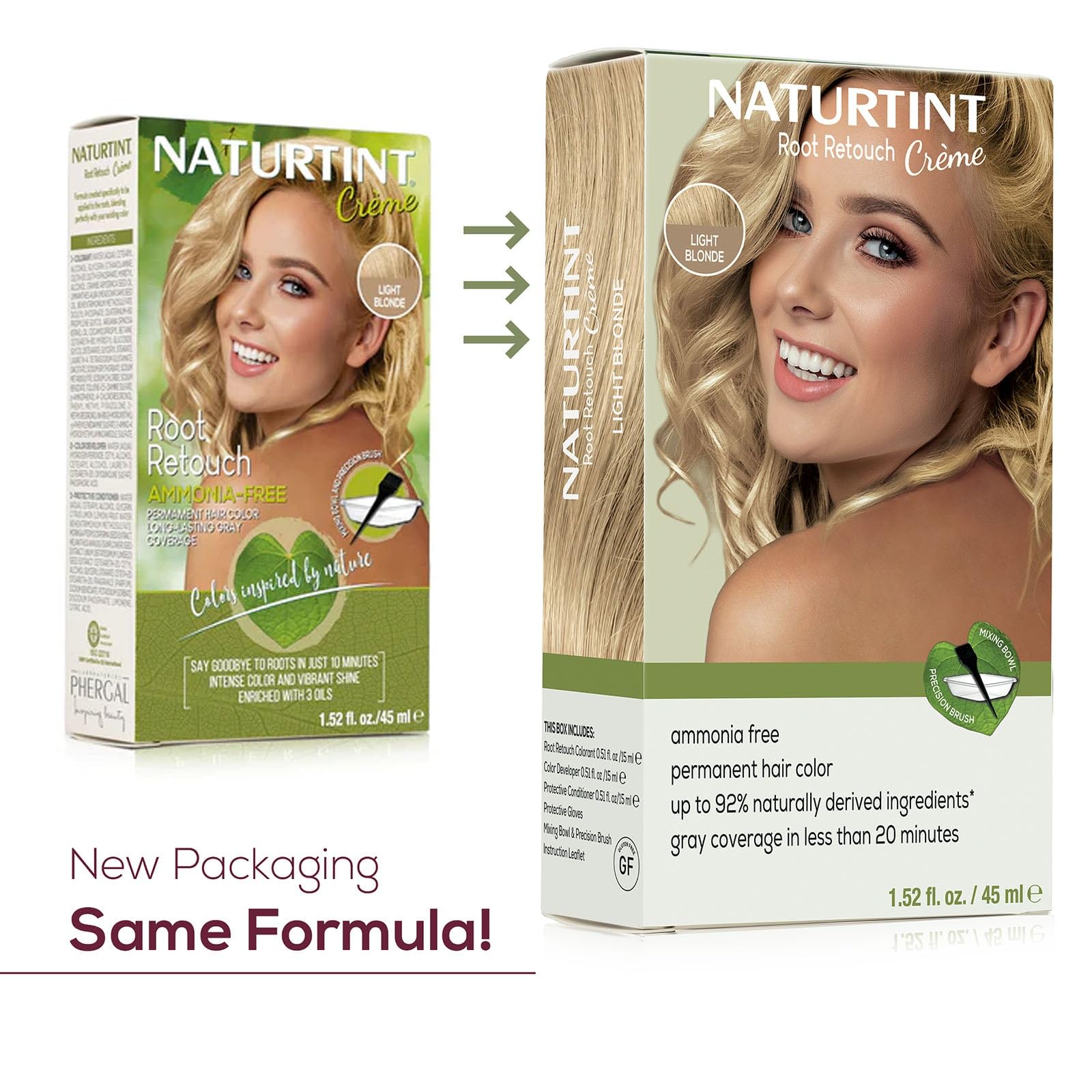 Naturtint aplicación precisa para raíces con resultado uniforme