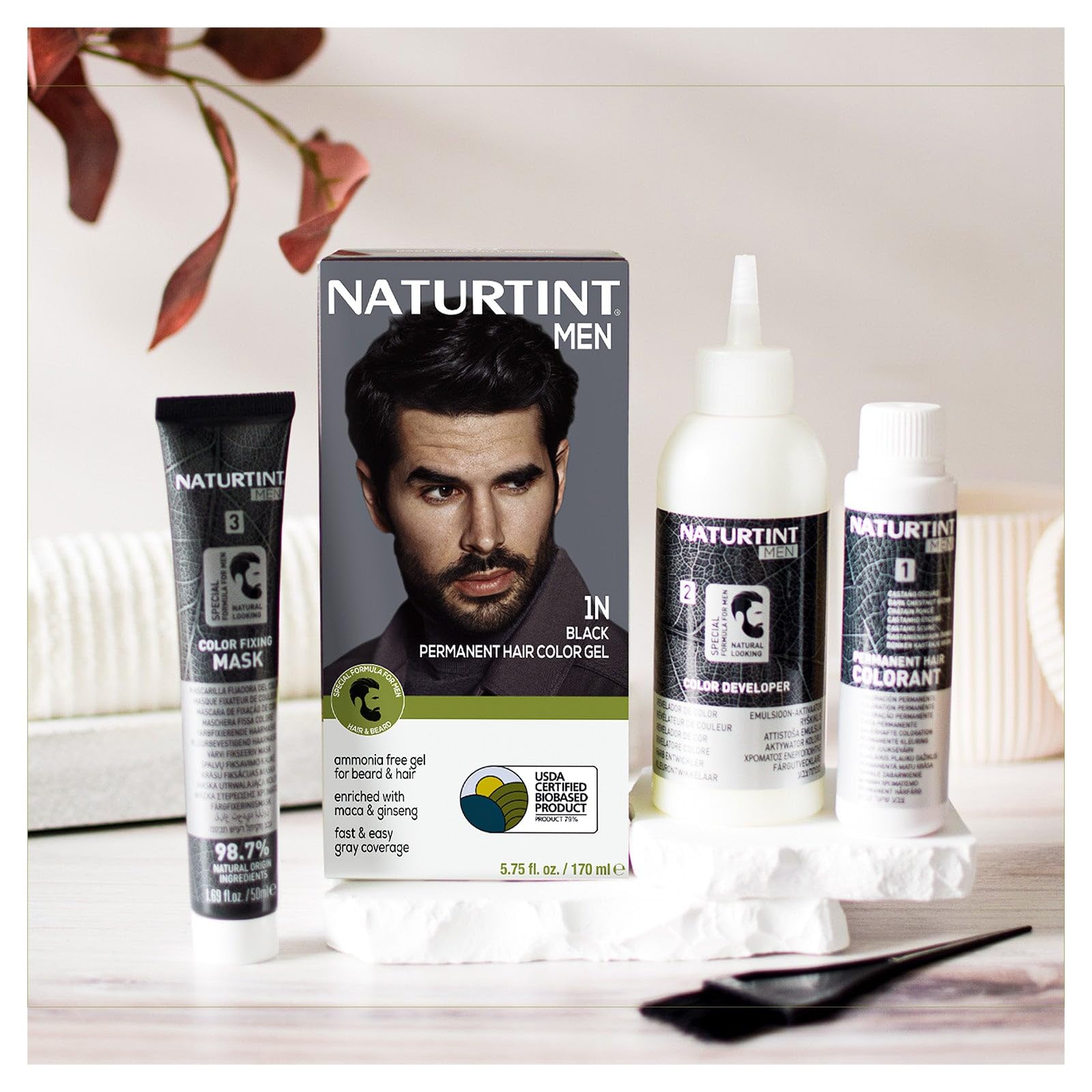 Naturtint cobertura gris barba: aspecto cuidado y duradero