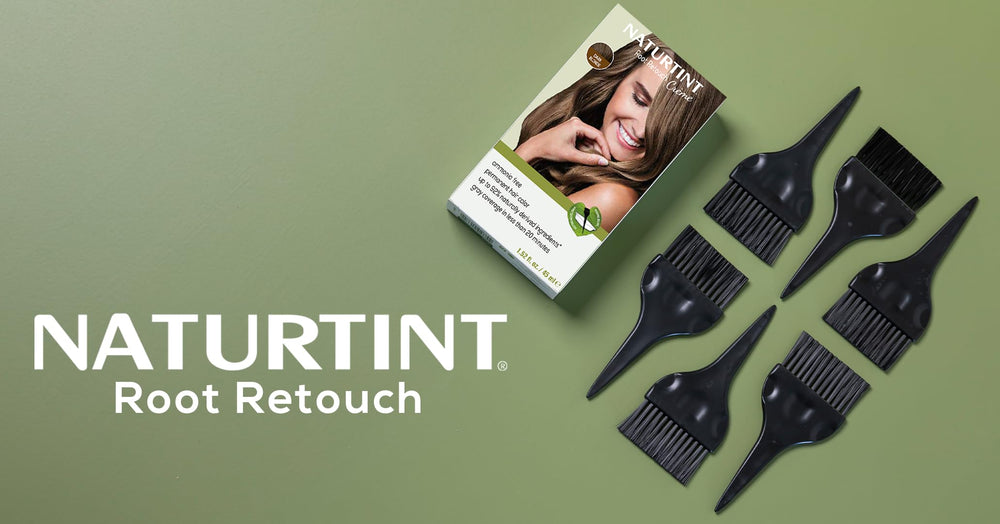 Naturtint Dark Blonde kit includes mixing bowl and precision brush.