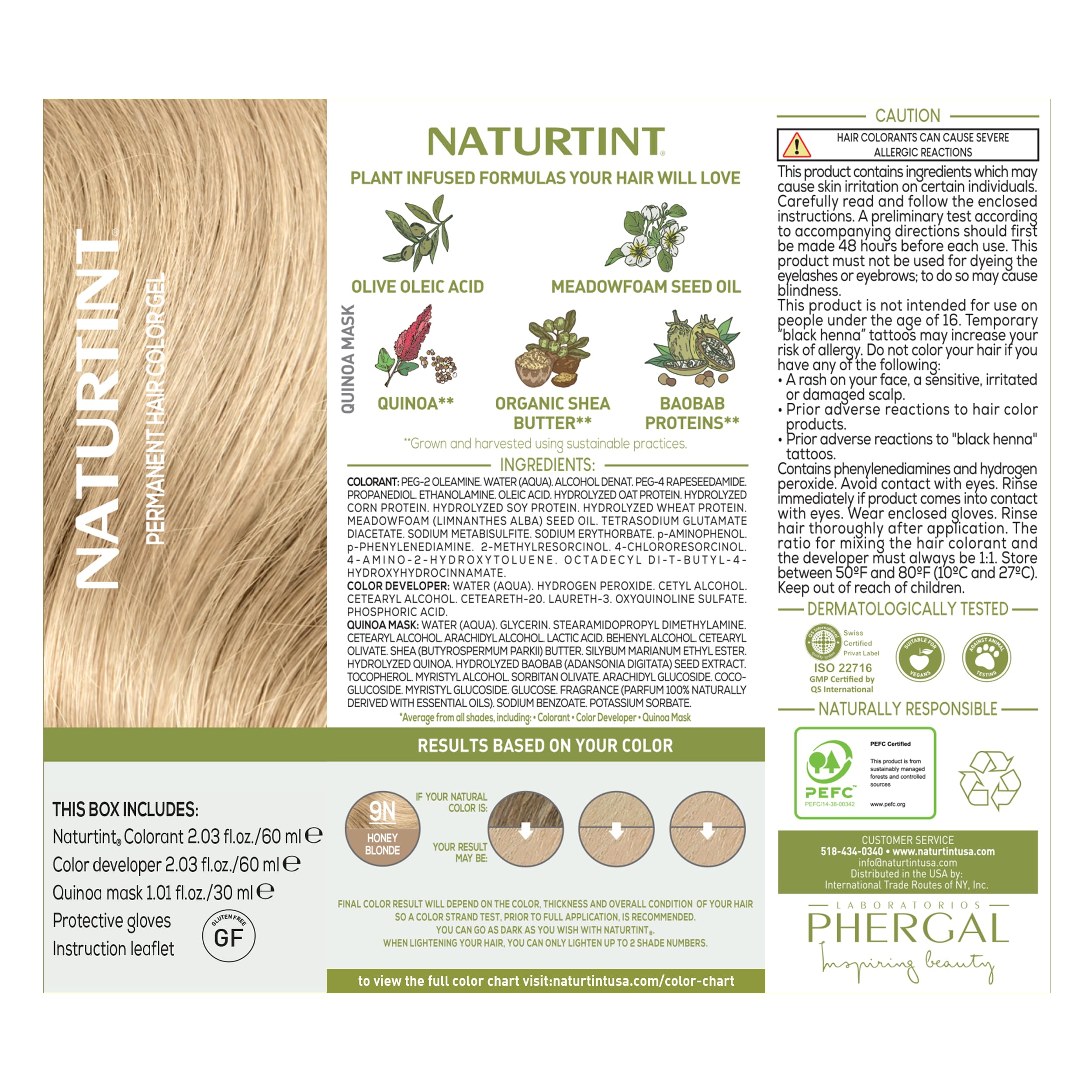 Naturtint envase sin amoniaco para color más suave