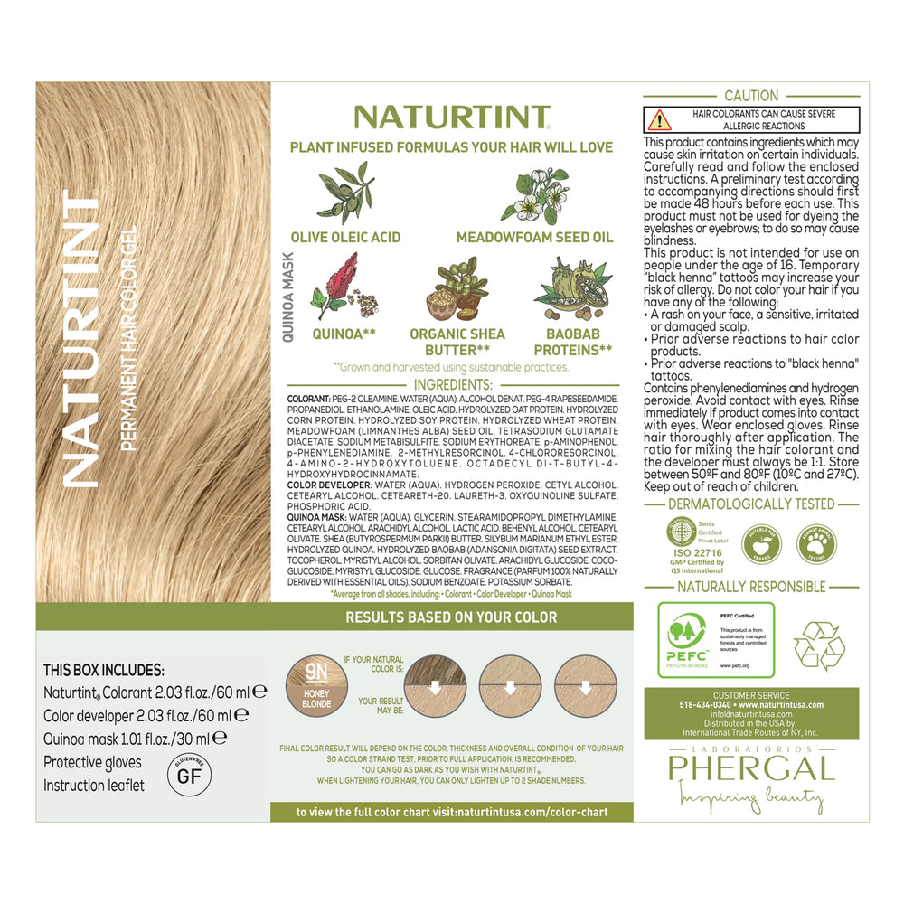 Naturtint envase sin amoniaco para color más suave