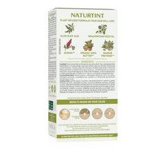 Naturtint ingredientes basados en plantas para cabello visiblemente saludable.