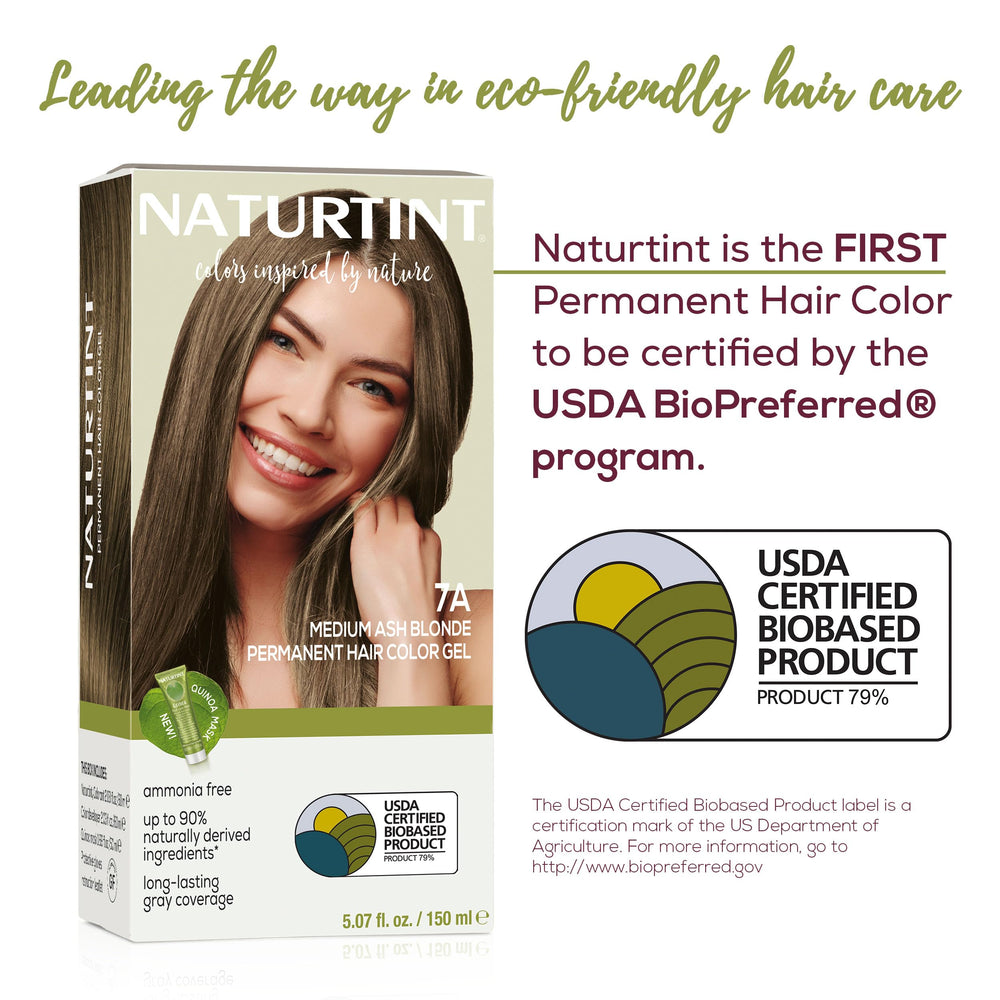 Naturtint utiliza ingredientes naturales para una fórmula suave y cabello saludable.