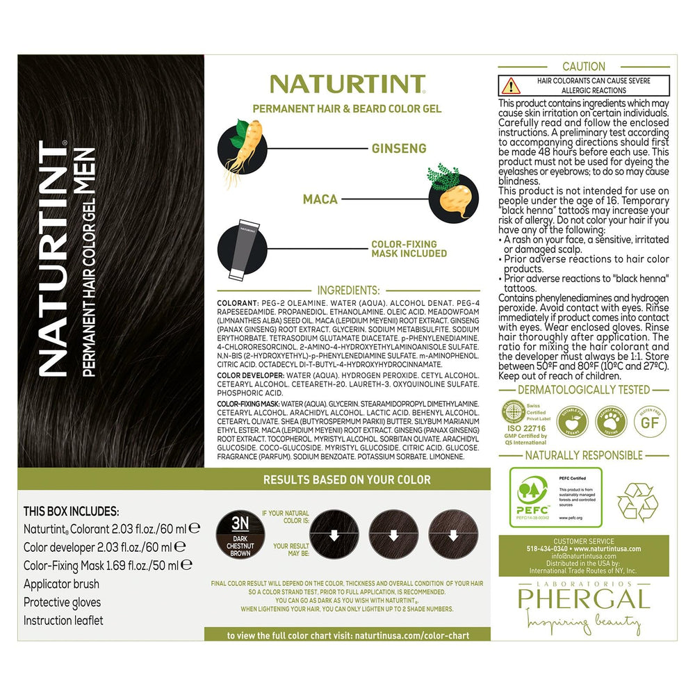 Ingredientes naturales con Maca, Ginseng y Meadowfoam para el cabello