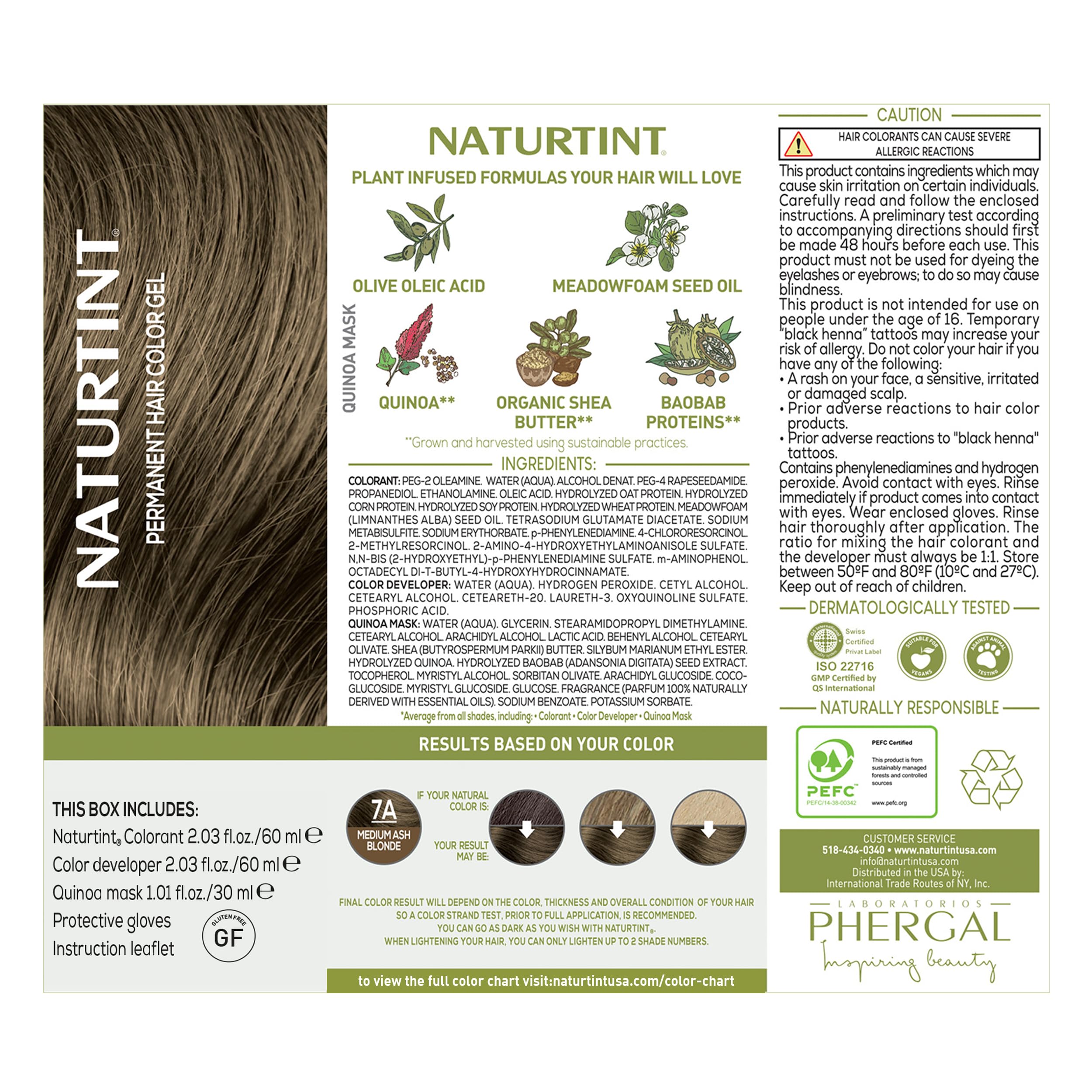 Naturtint libre de crueldad y vegano, ideal para uso responsable.