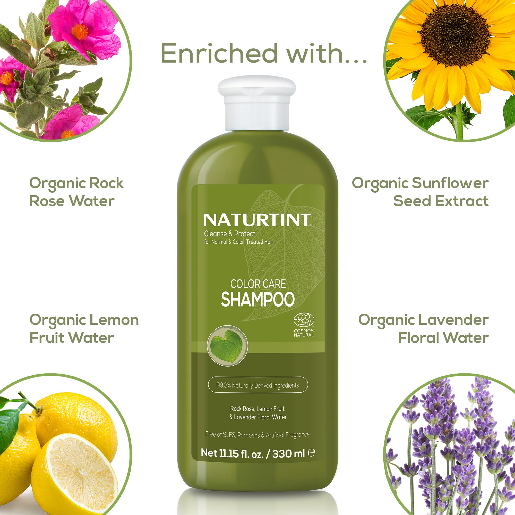 Naturtint shampoo aplicación rápida, facilita la rutina capilar diaria.