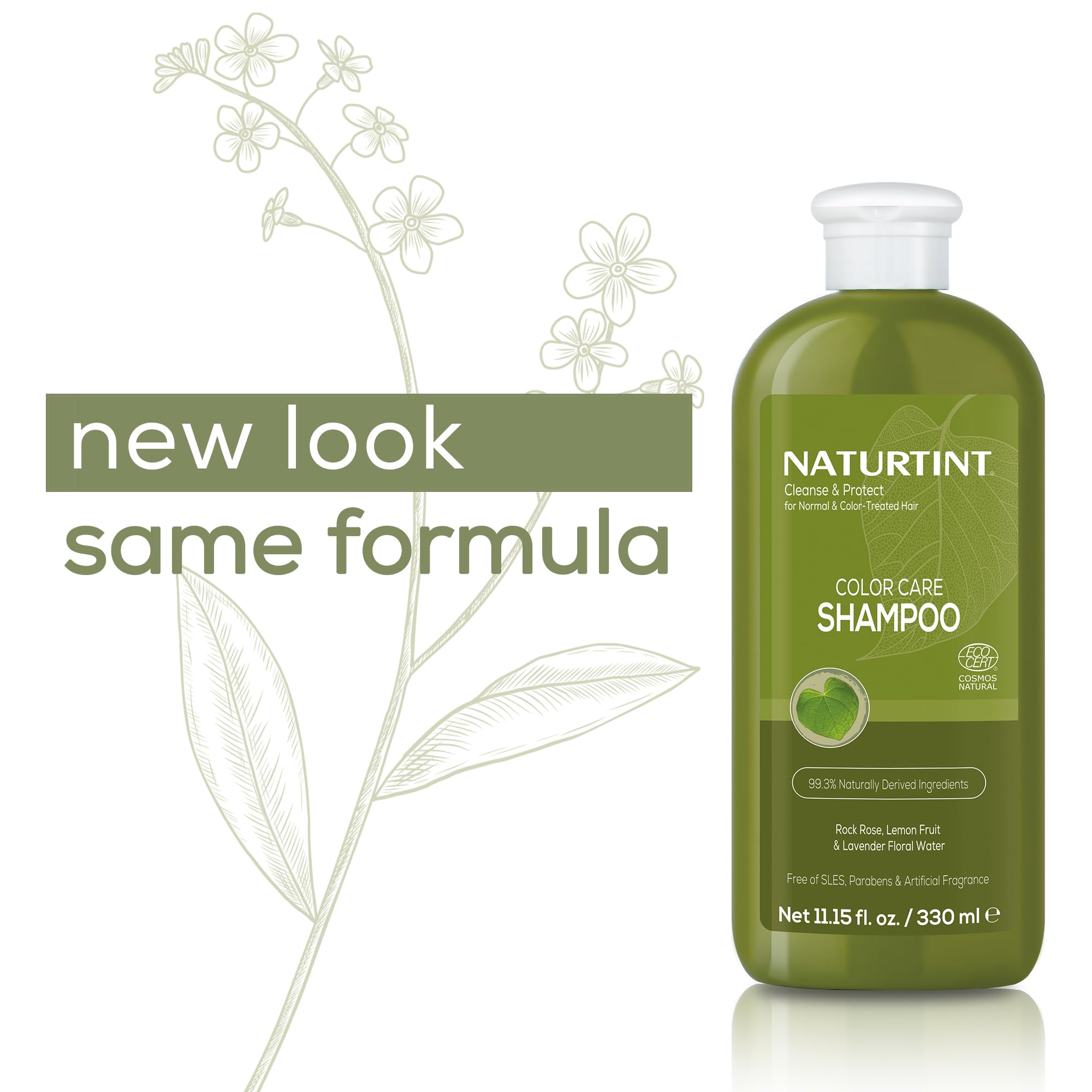 Naturtint shampoo brillo saludable, realza color y vitalidad del cabello.