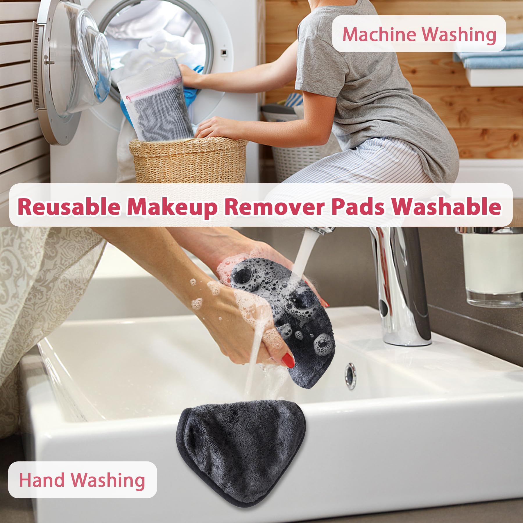 Natwag reutilizable para un estilo de vida cero residuos en el cuidado facial.