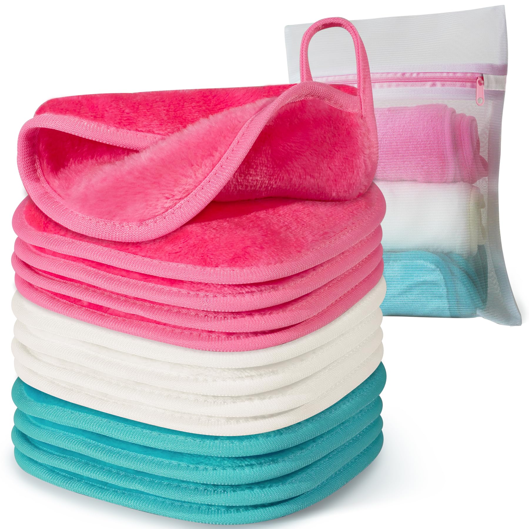 Telas desmaquillantes Natwag de microfibra para limpieza facial suave y efectiva.