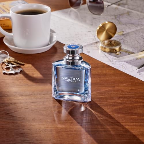 Nautica Voyage, empaque del producto, presentación atractiva para regalo o uso diario.